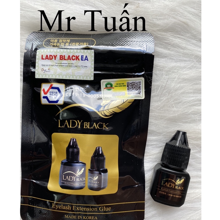 Keo nối mi Lady black (8809514510140) dùng nối mi , làm fan mi .dụng cụ nối mi mr Tuấn.