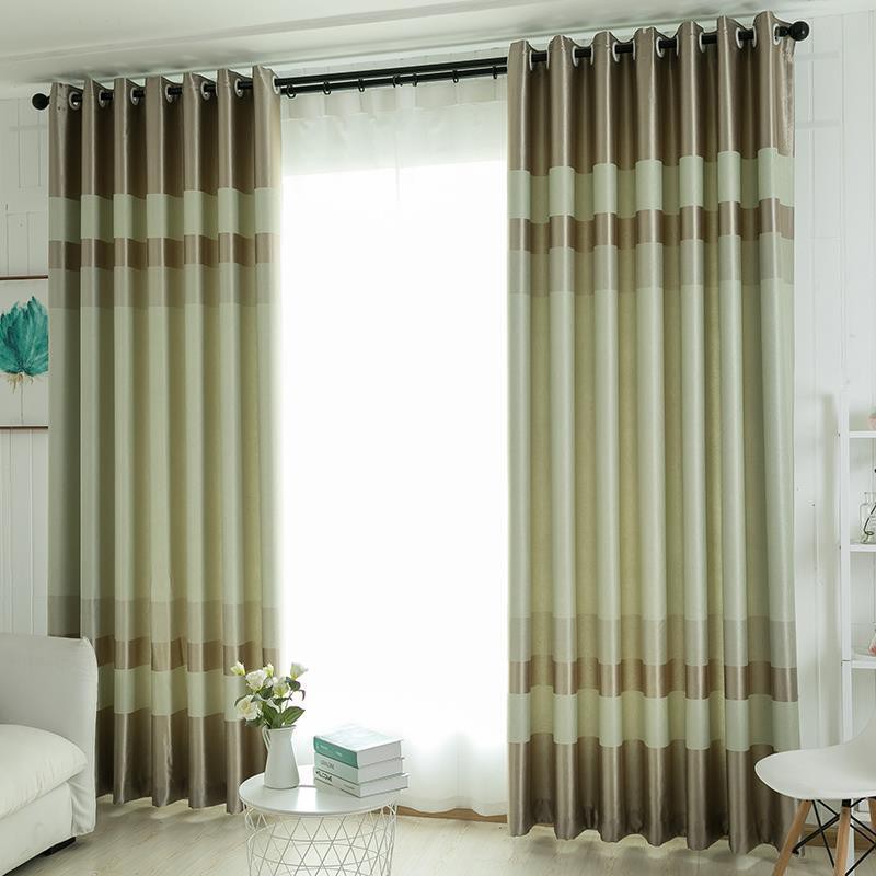 Rèm cửa dán chống nắng trang trí sổ High-end jacquard simple home decoration, living room and bedroom hot style special offer shading, heat insulation sunscreen floor-to-ceiling bay window curtain product