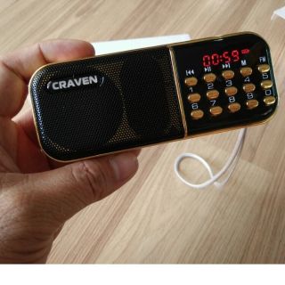 Loa thẻ/usb/fm craven cr25 pin rời