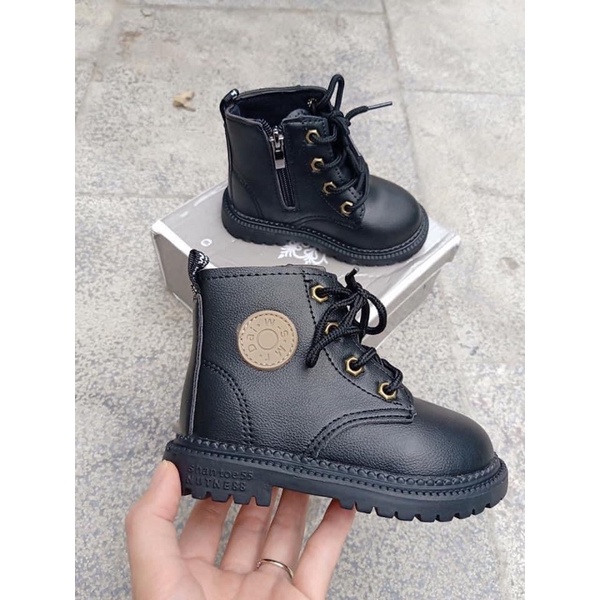 Giày Boots cho bé trai, bé gái siêu mềm 💝 FREESHIP 50k 💝 Giày Bốt hàng QUẢNG CHÂU da PU cao cấp