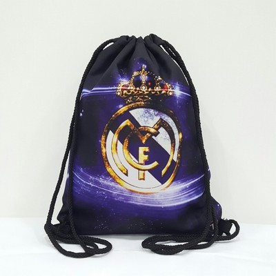 Balo dây rút Football TROY FB hình logo câu lạc bộ bóng đá RealMadrid