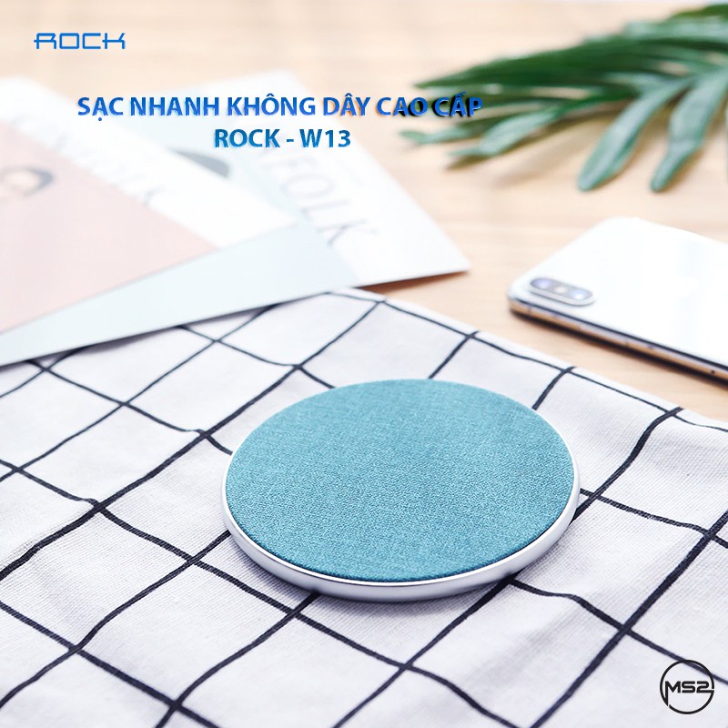 SẠC NHANH KHÔNG DÂY ROCK - W13 CHO IPHONE X