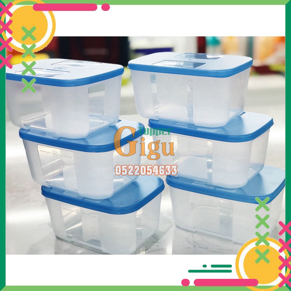 Bộ hộp trữ đông Tupperware - Freezermate 650ml (6 hộp) -  Nhựa nguyên sinh