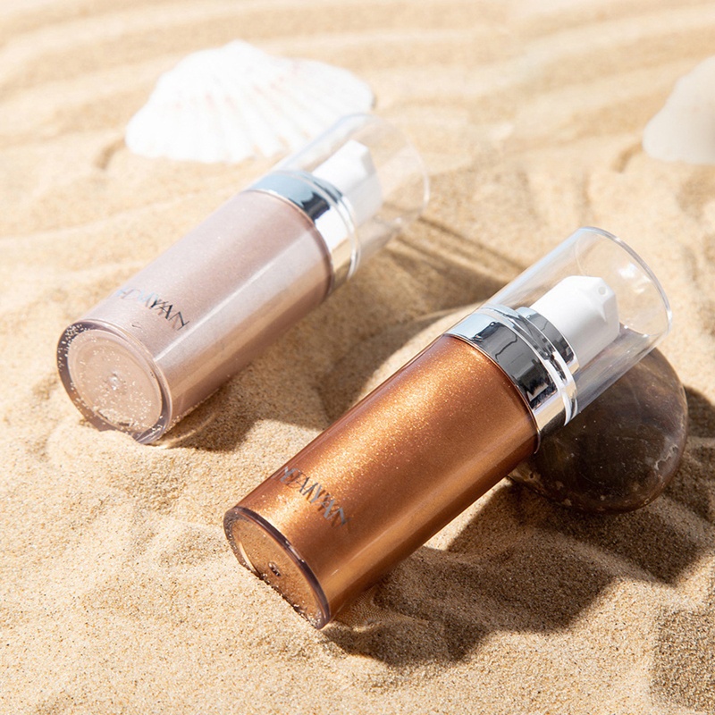 Kem Bắt Sáng Dạng Lỏng Ánh Nhũ Lấp Lánh Cho Mặt Và Cơ Thể Thương Hiệu brroa