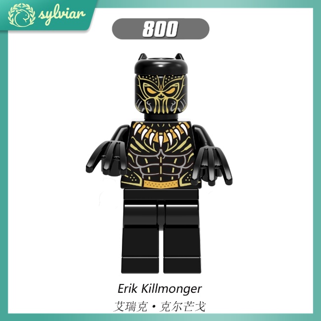 Bộ Đồ Chơi Lắp Ráp Mô Hình Nhân Vật Báo Đen