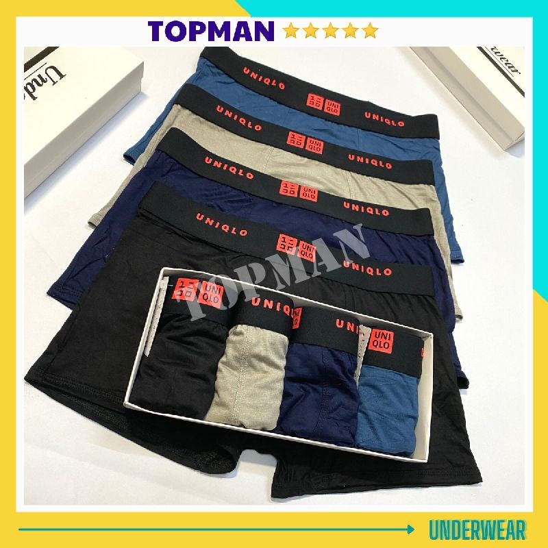 Quần Lót Nam quần sịp đùi boxer nam chất thun lạnh thoáng mát co dãn 4 chiều mặc cực êm | TOPMAN