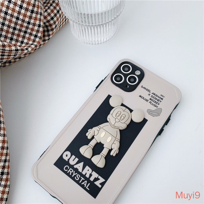 Ốp điện thoại mềm họa tiết mickey cho Iphone 12 11Promax X Xsmax Xr I8 / Se2 7Plus | BigBuy360 - bigbuy360.vn