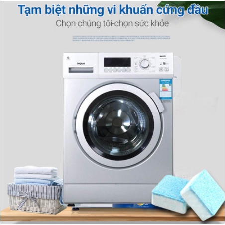 ❤️[ HỘP 12 VIÊN ] Viên Tẩy Vệ Sinh Lồng Máy Giặt - Diệt Khuẩn - Tẩy Cặn Bẩn Máy Giặt
