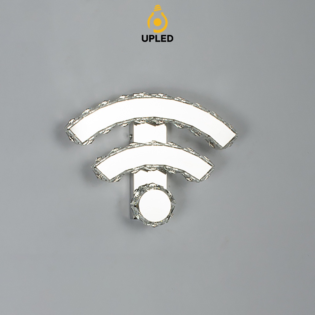 Đèn gắn tường pha lê phong cách Hiện Đại trang trí phòng khách phòng ngủ UPLED
