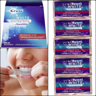 💥𝗦𝗔𝗟𝗘.𝗦𝗛𝗢𝗖𝗞💥Miếng dán trắng răng 3D White Stripes Siêu Trắng