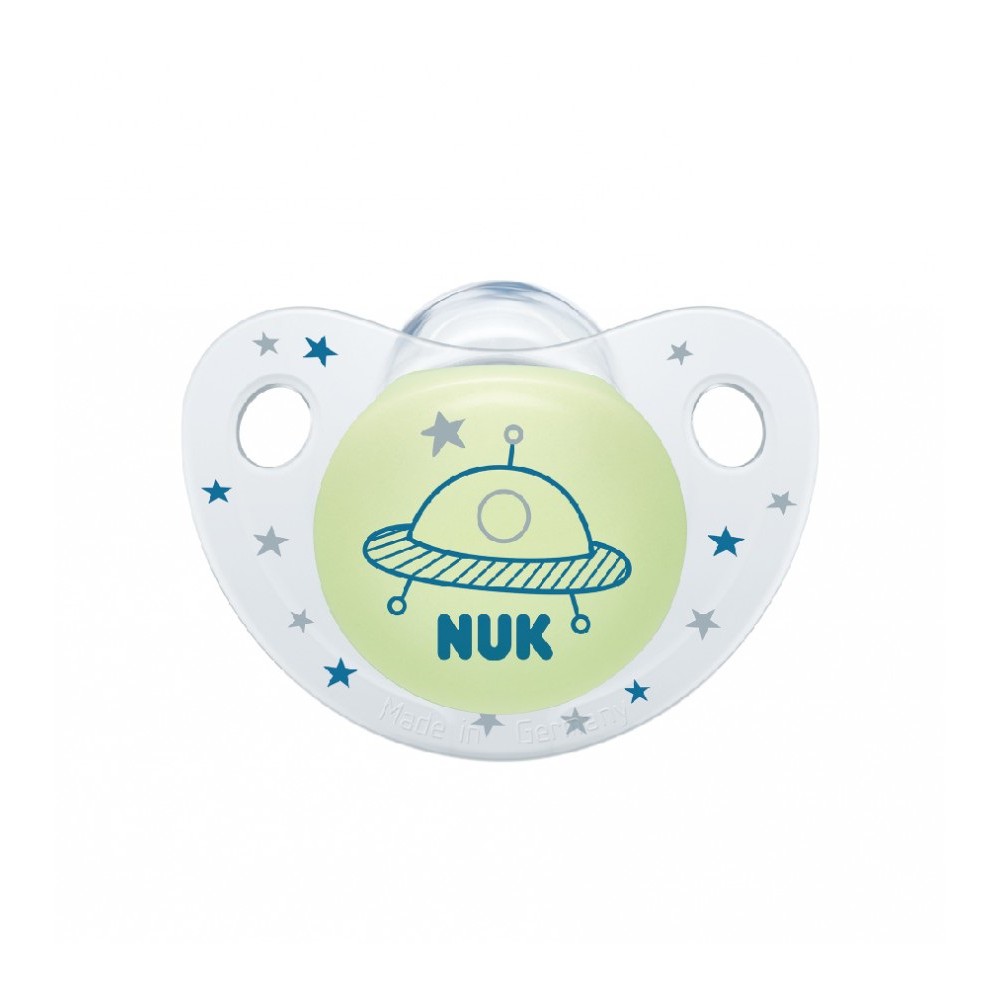 BỘ 2 TI GIẢ NUK NIGHT / DAY SILICONE PHÁT SÁNG