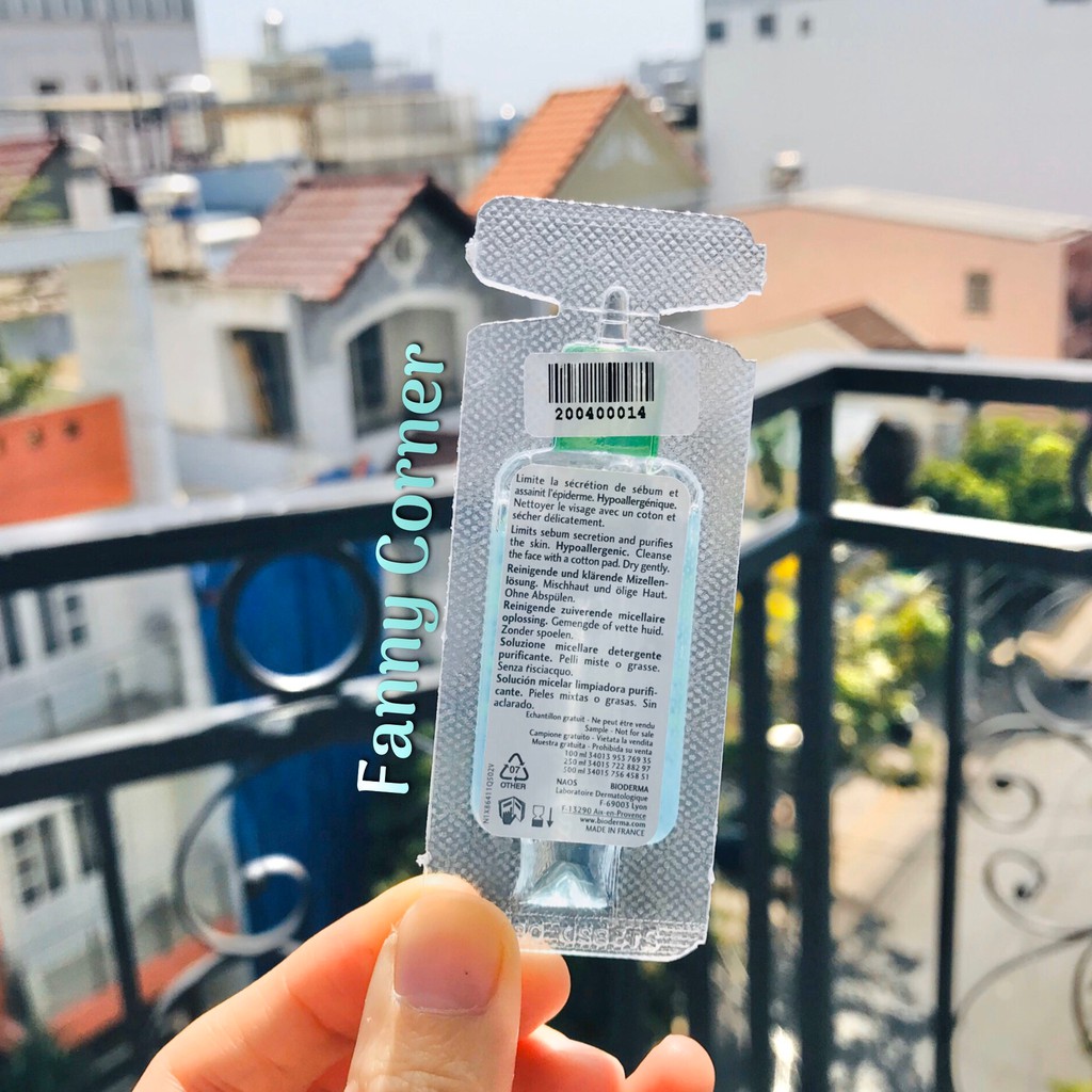 [Sample] Nước Tẩy Trang Cho Da Dầu Sébium Bioderma H2O 10ml