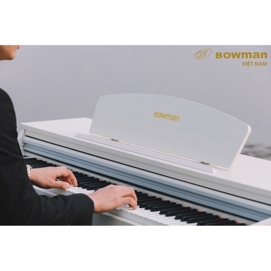 Bowman PIANO màu trắng tại nhà thờ đổ, biển Hải Lý,Hải Hậu