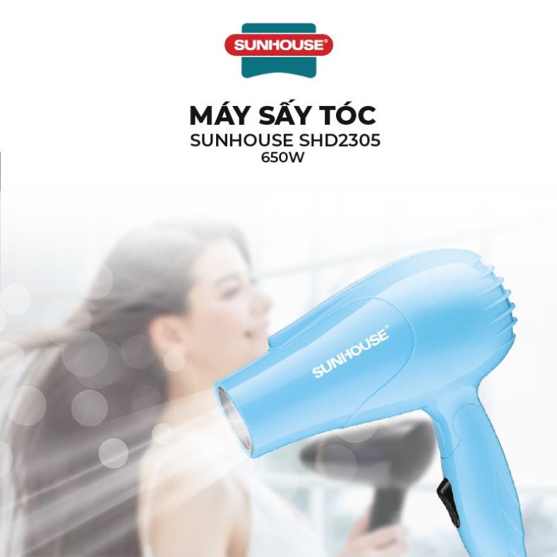 SALES SỐC - Máy sấy tóc SUNHOUSE SHD2305 xanh