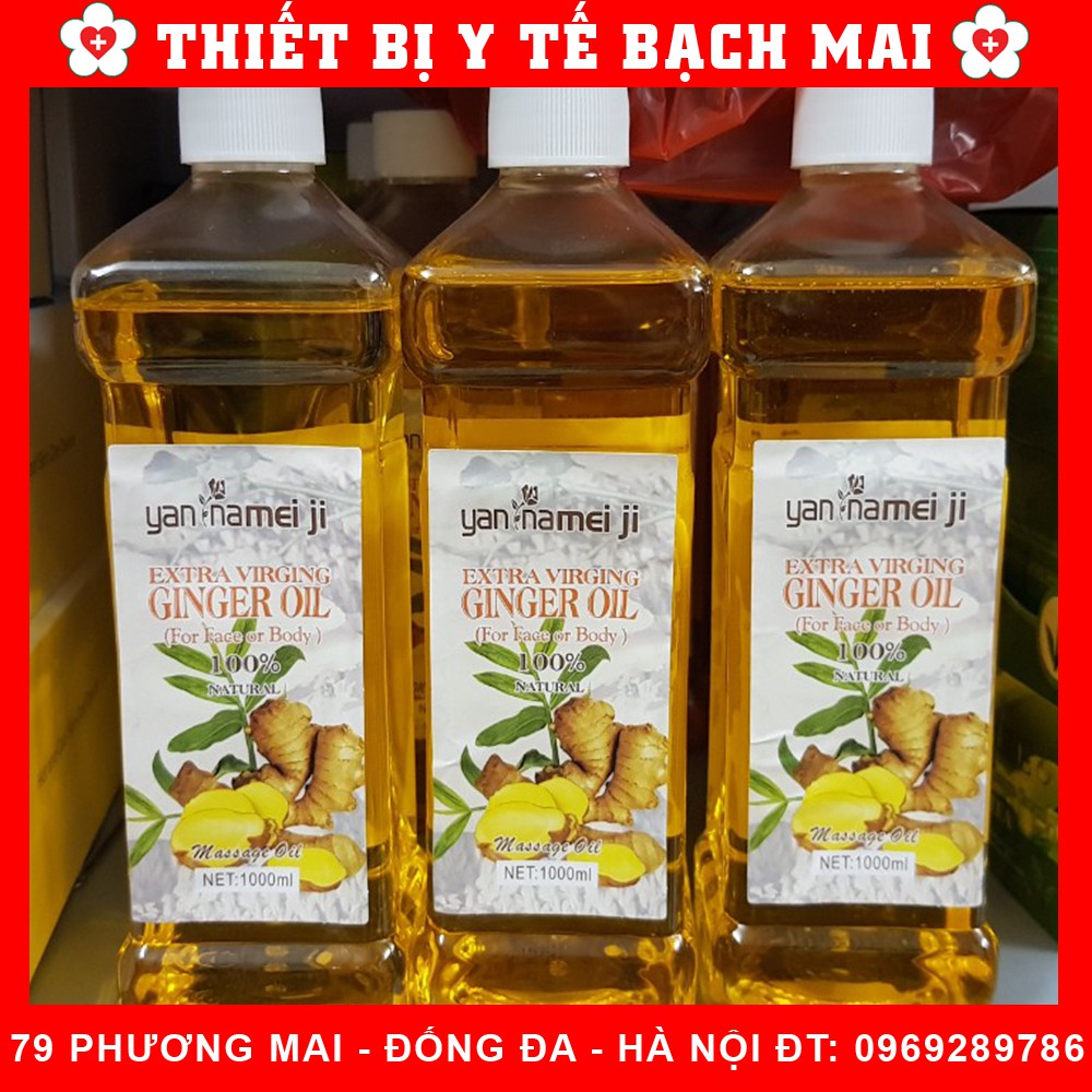 Tinh Dầu Gừng Massage Giảm Béo Cho Spa [Chai 500ml]