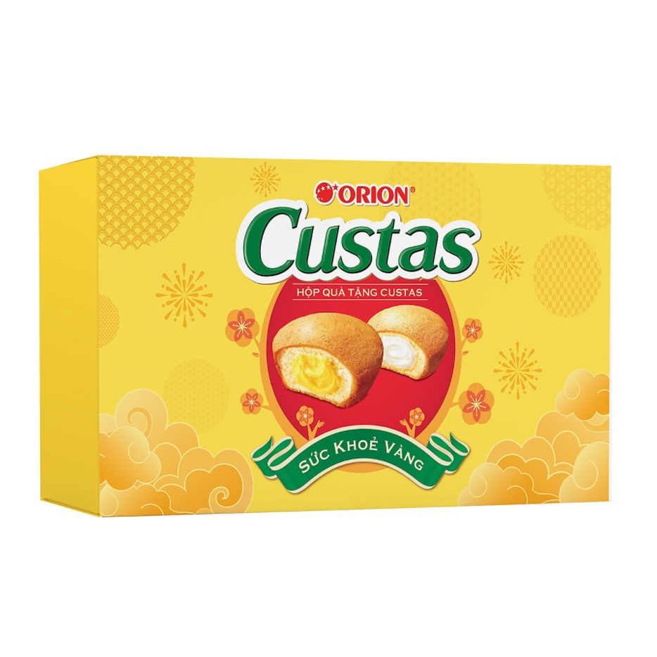 Hộp Quà Tặng Custas 376g - 16 Chiếc  (Kèm túi xách giấy)
