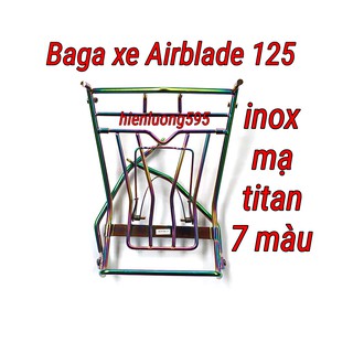 Baga xe AirBlade 125 mạ titan 7 màu