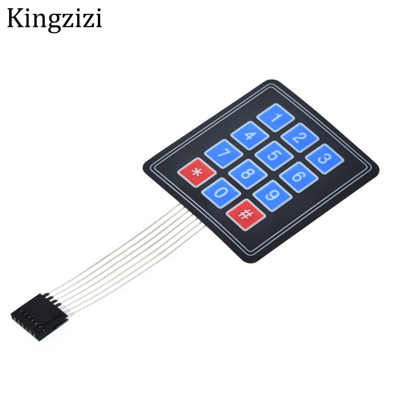 Bàn phím ma trận 4 12 16 20 phím 4x4 thích hợp cho Arduino 1x4 3x4 4x4 4x5