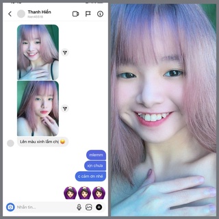THUỐC NHUỘM TÓC TÍM KHÓI