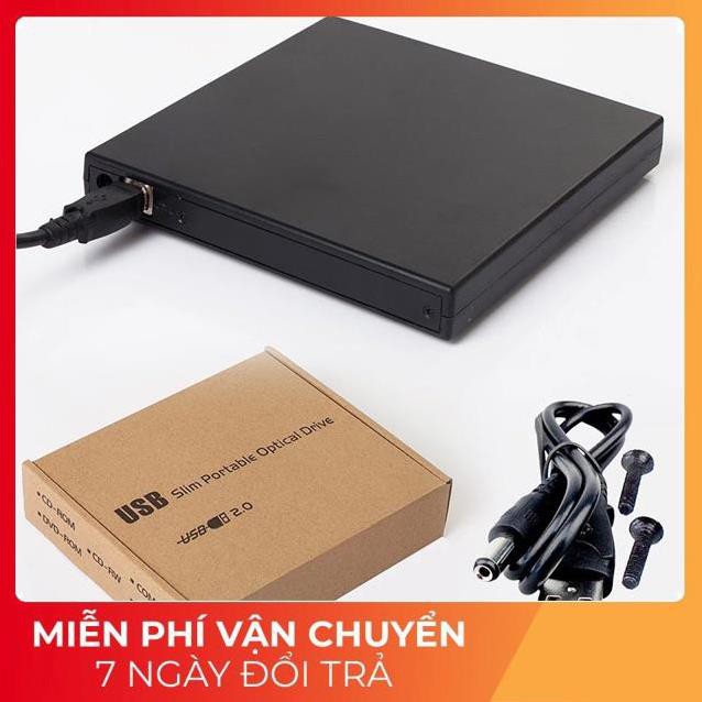 [BH 12TH] Box DVD Laptop Box DVD Đựng Ổ Đĩa DVD Laptop Gắn Ngoài Qua Cổng USB Loai Mỏng 9.5mm / Dày 12.7mm