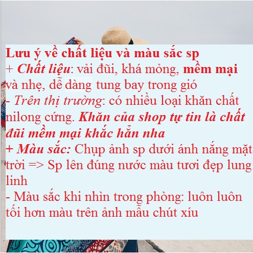 [Mã 44FASHIONSALE1 giảm 10K đơn 50K]Khăn choàng boho đi biển, khăn choàng thổ cẩm, phong cách vintage MS 01-08