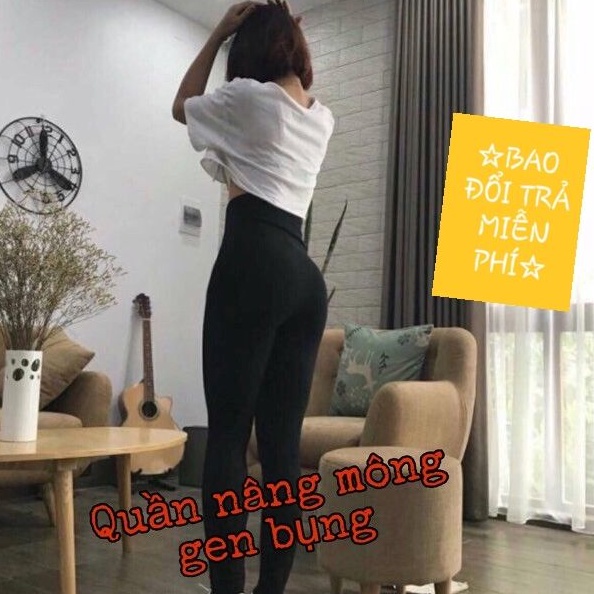 Quần legging gen bụng- cạp 6p