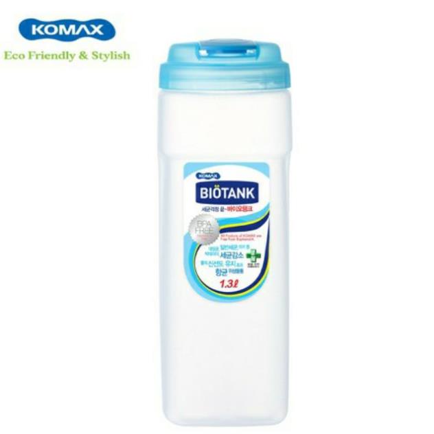 Bình nước nhựa Komax 1.3L, nhựa PP chịu được nước nóng, xuất xứ Hàn Quốc