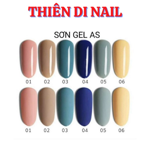 Sơn Gel AS mã màu 0106 Thiên Di Nail