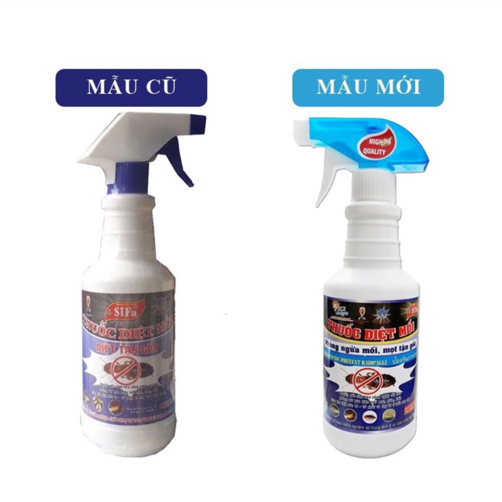 Diệt mối - diệt mọt gỗ dạng xịt tại nhà giá rẻ SIFA 500ML diệt mối tận gốc tủ bếp, sàn gỗ, khung cửa, cây trồng