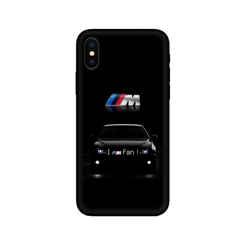 Ốp Điện Thoại Tpu Dẻo Màu Đen In Hình Xe Hơi B-bmw M Sọc M Cho iphone X XS XR Max