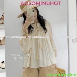 Áo babydoll cổ ren tay bèo tiểu thư Ulzzang (hàng QCCC) A 211- Có ảnh thật + video thật yannan