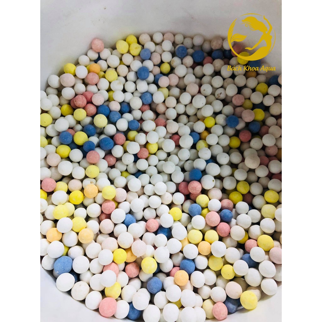 Khoáng viên Bee Ball sắc màu cho bể cá tép