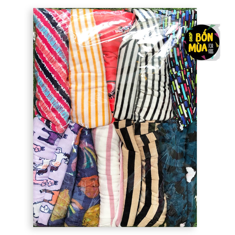 Quần đùi thun coton bé 🌾🌾 Quần thun mặc nhà cho bé trai bé gái size đại-SHOP BỐN MÙA