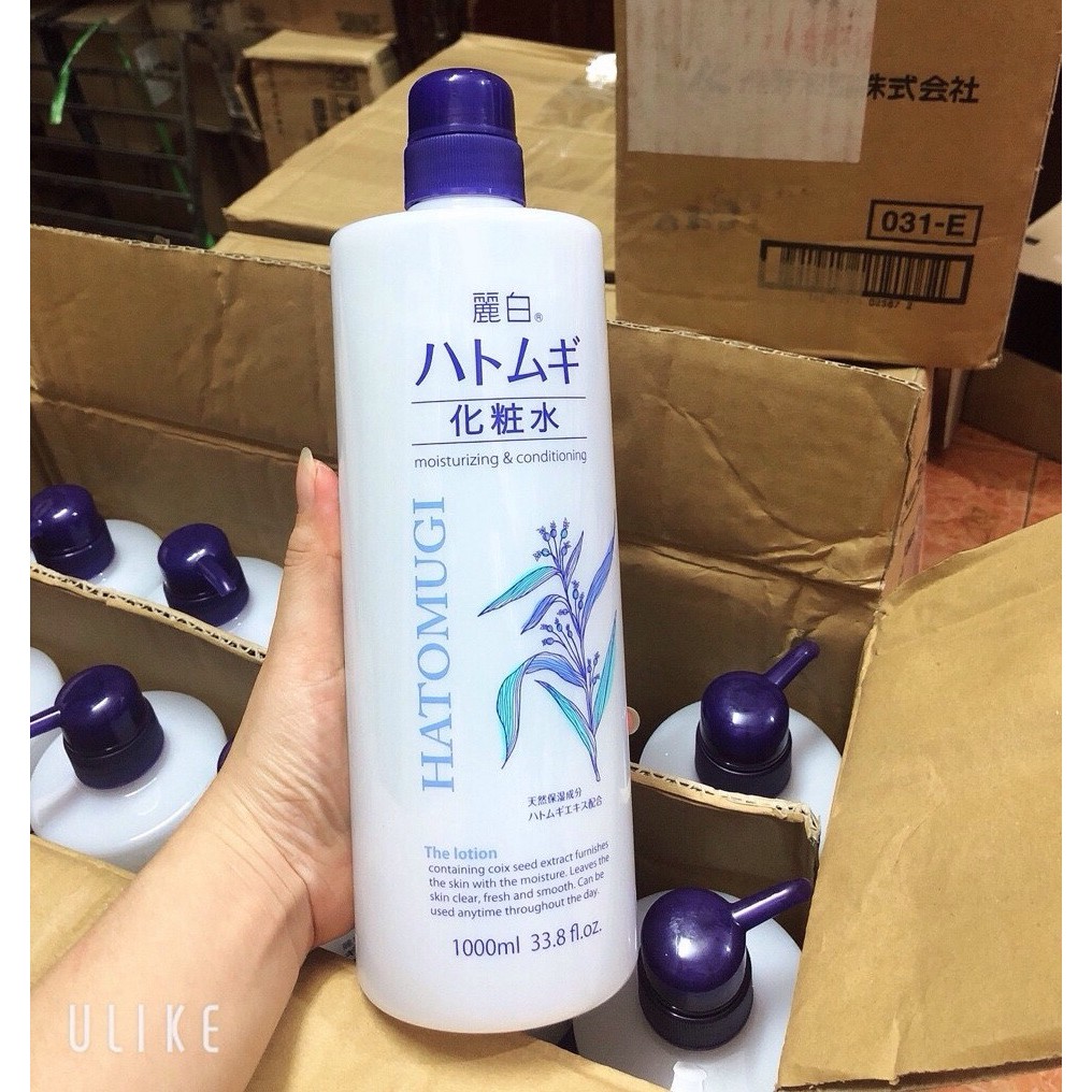 Nước Hoa Hồng, Lotion Dưỡng Ẩm Hạt Ý Dĩ Hatomugi Kumano The Lotion Reihaku