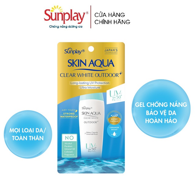 [Mã FMCGMALL -8% đơn 250K] Gel chống nắng dưỡng da khi vận động mạnh Sunplay Skin Aqua Outdoor+ SPF50+ PA++++ (30g) | BigBuy360 - bigbuy360.vn