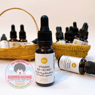[HÀNG AIR] + [CÓ SẴN ] Vitamin D3-K2 MK7 Sunday Natural ( Đức )date 3/2022