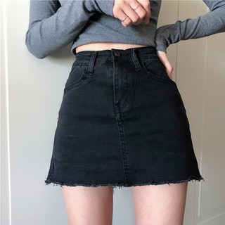 Chân váy chữ a jeans nữ mini Emilyshop