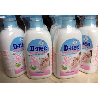 Nước rửa bình sữa Dnee dạng chai 620ml