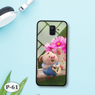 Ốp lưng kính Samsung A6 2018- hình 3D