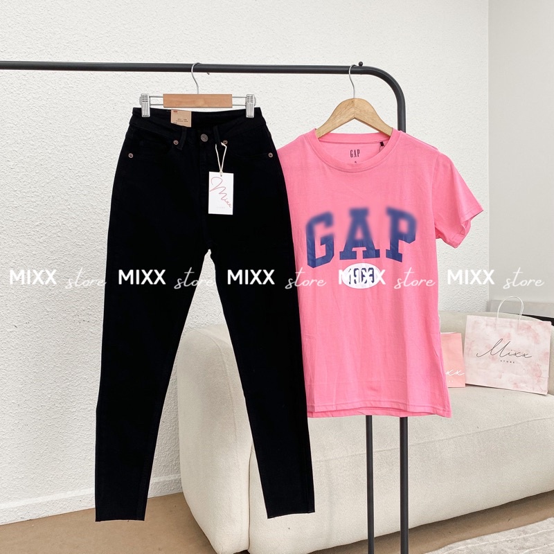 Quần Jean Nữ Skinny Đen Trơn Lưng Cao Lai Cắt chất co giãn thoải mái phong cách năng động thời trang MIXX STORE