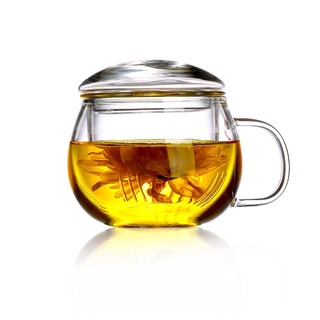 Cốc pha trà thủy tinh có lõi lọc