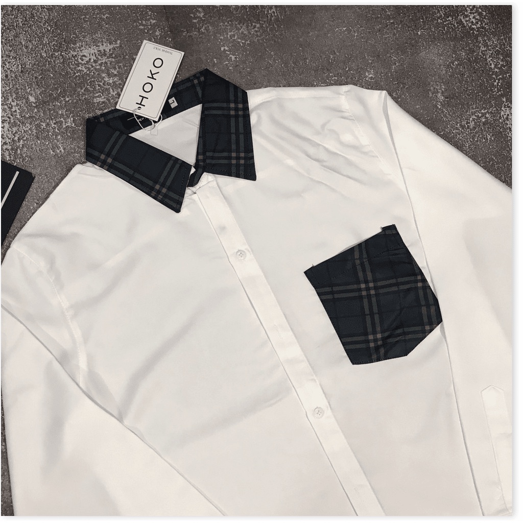 ÁO SƠ MI DÀI TAY NAM TÚI HỘP CARO CỰC  ĐẸP CHO AE KOKO MI FASHION