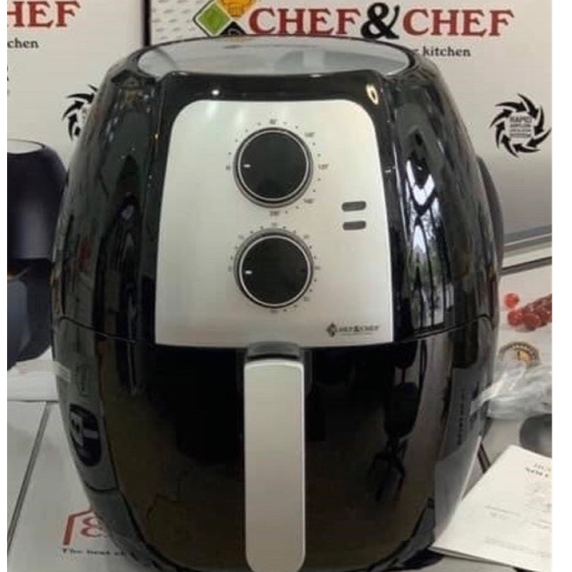 NỒI CHIÊN KHÔNG DẦU HÃNG CHEF&amp; CHEF DUNG TÍCH 6,5 LÍT . HÀNG SIÊU SỊN