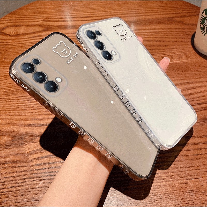 Ốp Điện Thoại Trong Suốt Chống Rơi Cho Oppo Reno5Pro Reno5 Bảo Vệ
