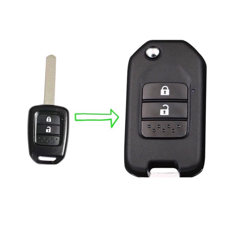 Vỏ chìa khoá độ gập xe honda BRIO