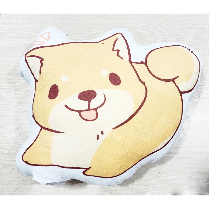 Gấu bông chó shiba dạng gối 40cm GB4I20 gấu bông cute gấu bông dễ thương
