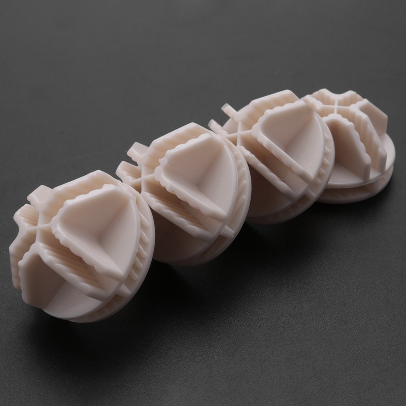 Set 20 Đầu Nối Dây Điện Hình Khối Lập Phương Bằng Abs Màu Trắng