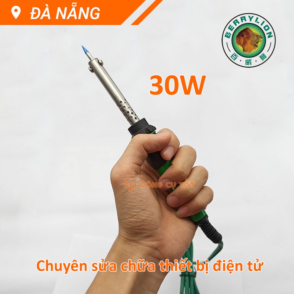 Mỏ hàn nhọn cán nhựa Berrylion 30W