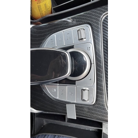 Ốp Mercedes Nút phím nhôm phay lên bản AMG GLC200 glc250 glc300 c200 c250 c300 amg