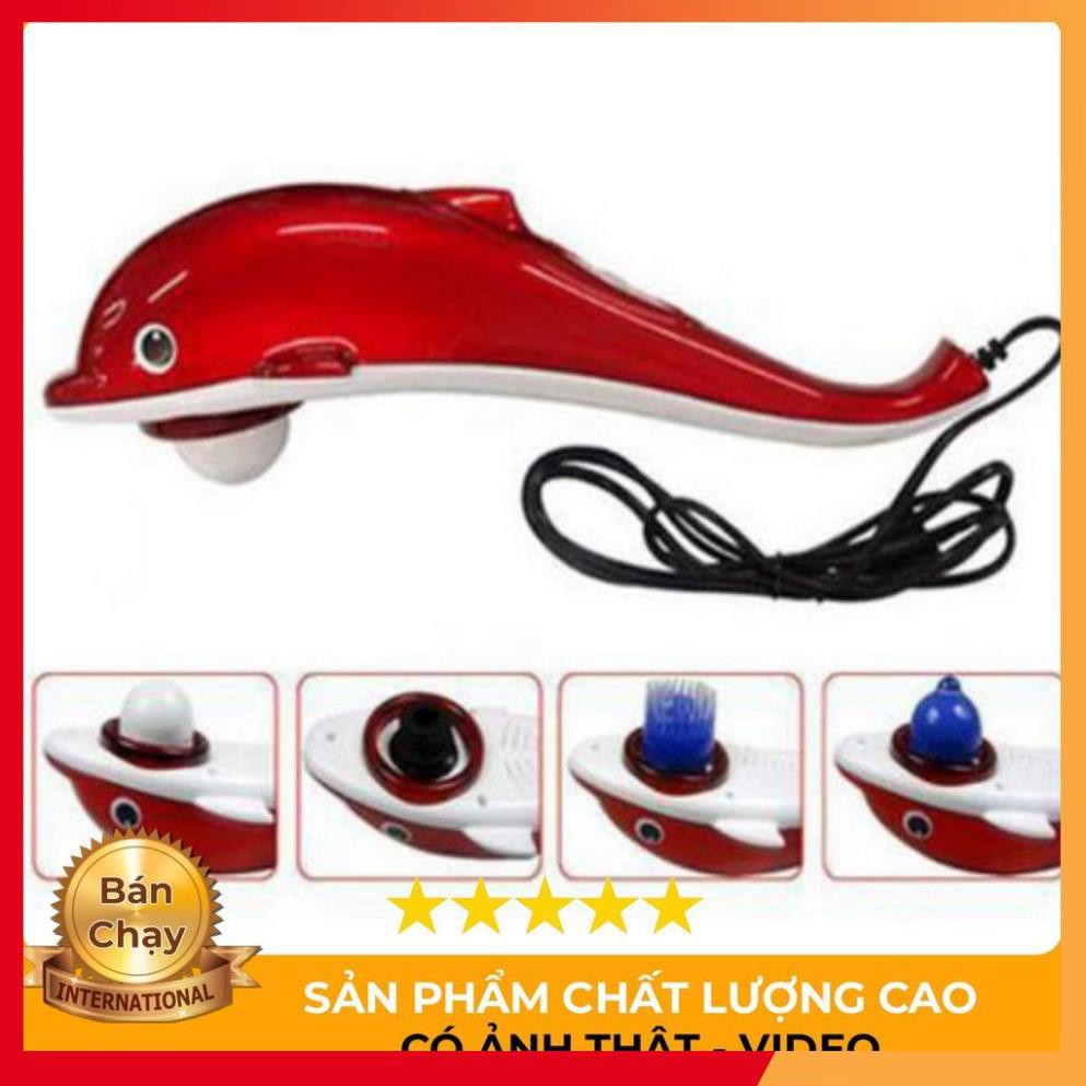 Máy Đấm Lưng, Máy Mát Xa Cầm Tay, Cá Heo Size To 40cm Giảm tình trạng căng cơ, Giúp tăng lượng oxy trong máu từ 10-20%.